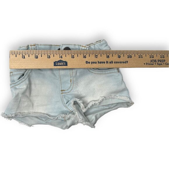 Garanimals Toddler Girl's Casual Denim Shorts Light Blue Size 2T Adj Waist - Picture 4 of 5